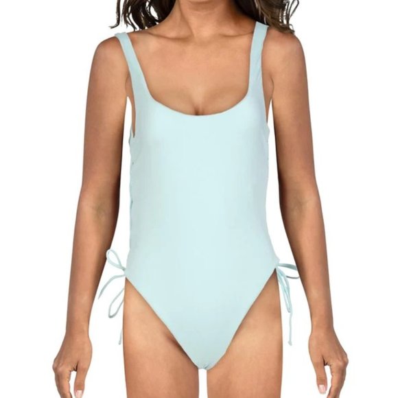 THE BIKINI LAB Lace Up High Piece Swimsuit - Size XS - NEW w/ TAGS - Picture 1 of 7